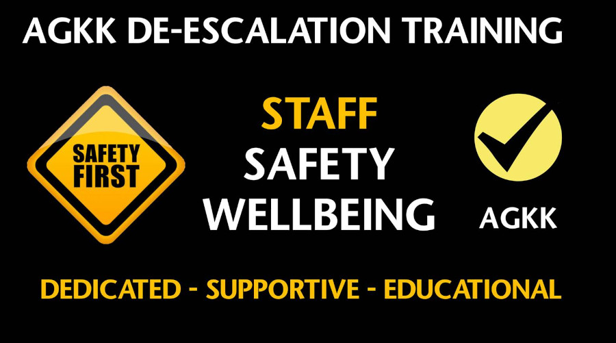 AGKK DE-ESCALATION TRAINING – Improving Staff Safety and Wellbeing OCCUPATIONAL VIOLENCE & AGGRESSION TRAINING - OVA TRAINING