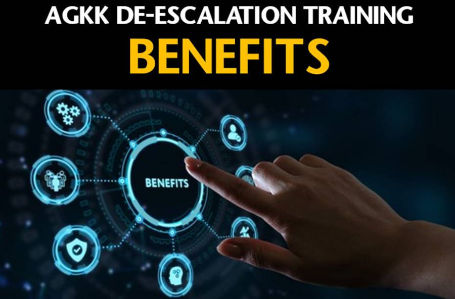 AGKK DE-ESCALATION TRAINING – BENEFITS AND SOLUTIONS FOR EMPLOYEES & BUSINESSES OCCUPATIONAL VIOLENCE & AGGRESSION TRAINING - OVA TRAINING