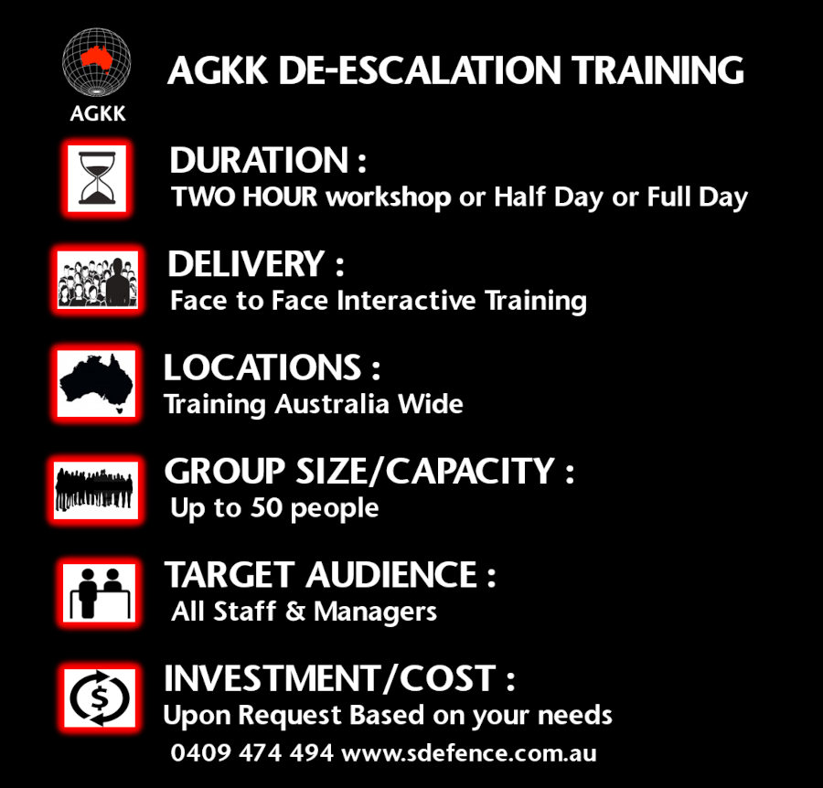 AGKK SELF DEFENCE TRAINING – EXPERIENCED SOLUTIONS FOR STAFF SOLUTIONS BASED SELF DEFENCE TRAINING – FOR EMPLOYEES AND BUSINESSES