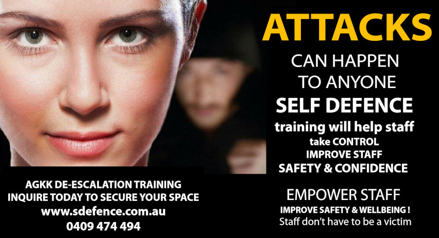 AGKK SELF DEFENCE TRAINING FOR STAFF AND BUSINESSES – Improving staff safety and wellbeing
