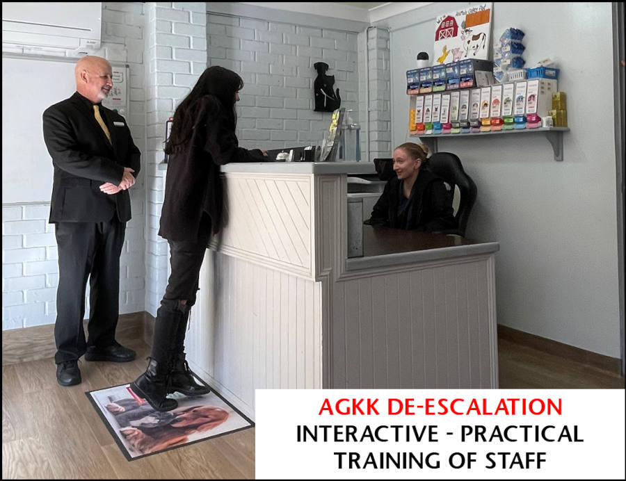 AGKK Dealing with Difficult Customer training and De-escalation Training is a program or workshop that teaches employees, staff and managers de-escalation skills on how to deal with difficult customers so staff they can effectively manage and diffuse workplace conflict situations