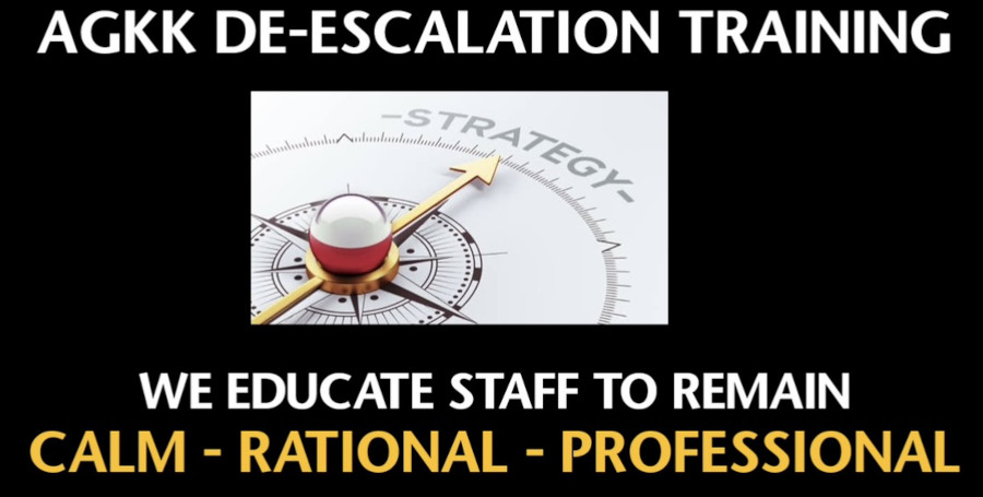 De-escalation training for staff and occupational violence & aggression training – ova training for employees.