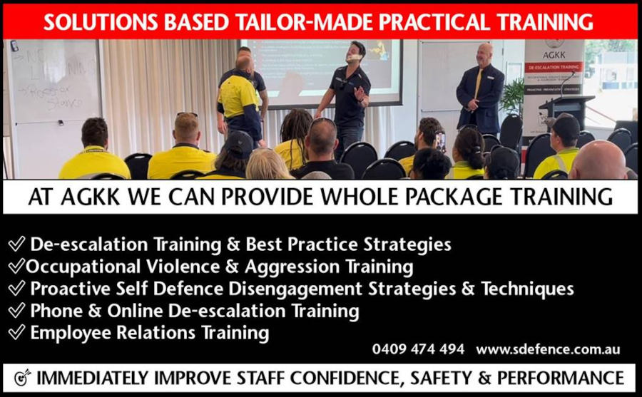 Solutions based tailor-made OVA training and De-escalation Training